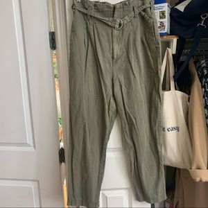 Abercrombie & Fitch Paperbag Waist Trousers